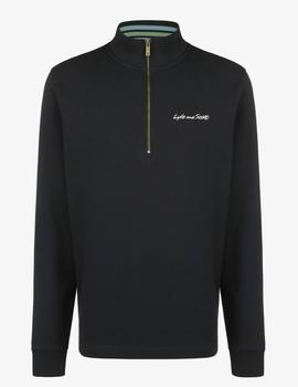 Sudadera Lyle&Scott Tipped Rid Marino