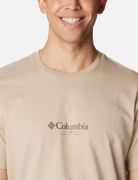 Camiseta Columbia Explorers Canyon Bac Beige