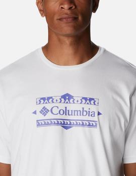 Camiseta Columbia Explorers Canyon Bac Blanca