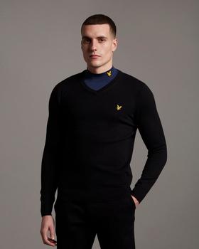 Jersey Lyle & Scott Cuello Pico Negro