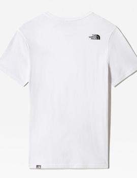 Camiseta The North Face M s/s Simple Blanca