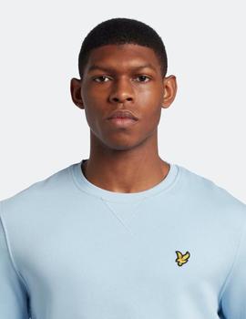 Sudadera Lyle&Scott Crew Neck Celeste