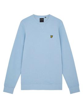 Sudadera Lyle&Scott Crew Neck Celeste