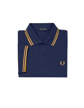 Polo Fred Perry Twin Tipped Azul