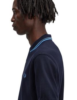 Polo Fred Perry Twin Tipped Marino