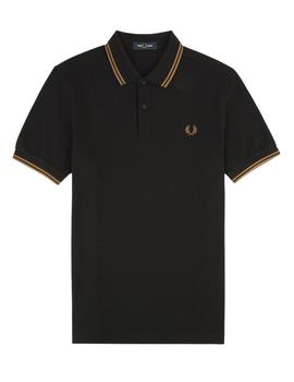 Polo Fred Perry Twin Tipped Negro