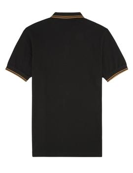 Polo Fred Perry Twin Tipped Negro