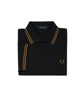 Polo Fred Perry Twin Tipped Negro