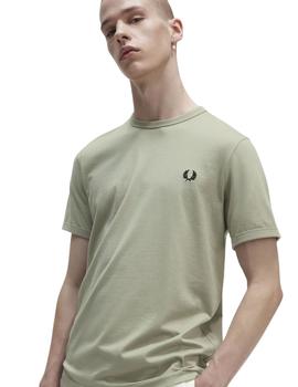 Camiseta Fred Perry Ringer Verde