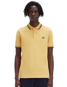 Polo Fred Perry Twin Tipped Amarillo