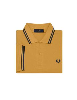 Polo Fred Perry Twin Tipped Amarillo