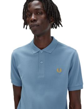 Polo Fred Perry Plain Azul