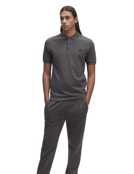 Polo Fred Perry Plain Gris Oscuro