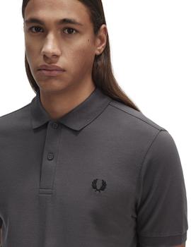 Polo Fred Perry Plain Gris Oscuro