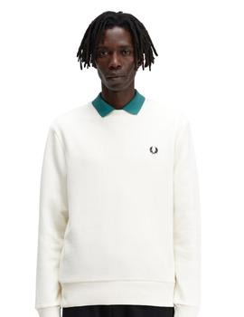 Sudadera Fred Perry Crew Neck Crudo