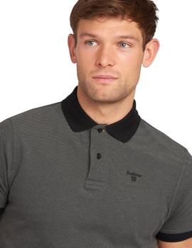 Polo Barbour Sport Negro