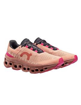 Zapatillas On Running Cloudmonster mujer  Rosa