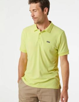 Polo Helly Hansen Driftline hombre Amarillo Limón