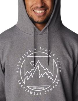 Sudadera Columbia hombre Graphic Hoodie Gris