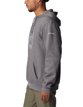 Sudadera Columbia hombre Graphic Hoodie Gris