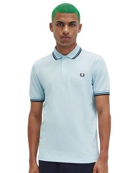 Polo Fred Perry Twin Tipped Celeste