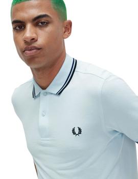 Polo Fred Perry Twin Tipped Celeste