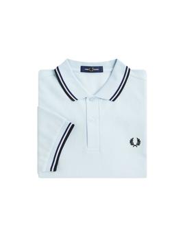 Polo Fred Perry Twin Tipped Celeste