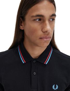 Polo Fred Perry Twin Tipped Marino