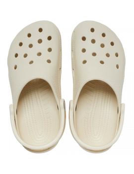 Zuecos Crocs Classic U Blanco Roto