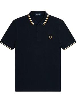 Polo Fred Perry hombre  Negro