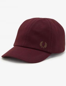 Gorra Fred Perry Pique Classic Granate