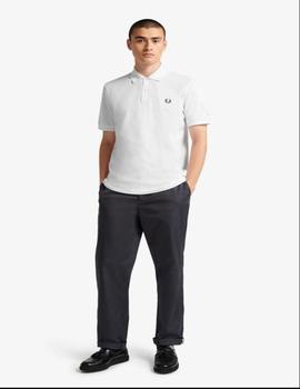 Polo Fred Perry M/C Blanco