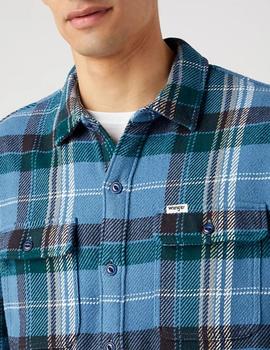 Sobrecamisa hombre Wrangler  Captains Azul