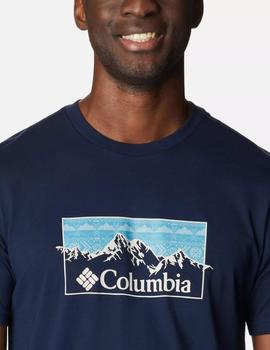 Camiseta Columbia CSC Seasonal Logo Marina hombre
