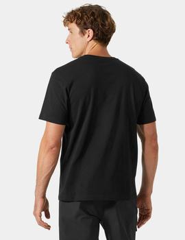 Camiseta HH F2F Organic Cotton Tee Negra