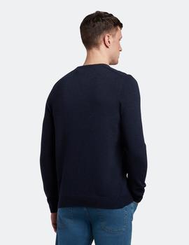 Jersey Lyle & Scott Crewn Lambswool Marino hombre
