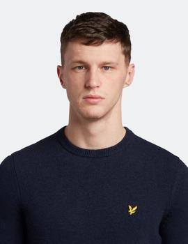 Jersey Lyle & Scott Crewn Lambswool Marino hombre