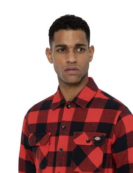 Sobrecamisa Dickies New Sacramento Roja hombre