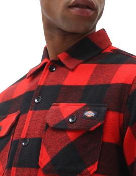 Sobrecamisa Dickies New Sacramento Roja hombre