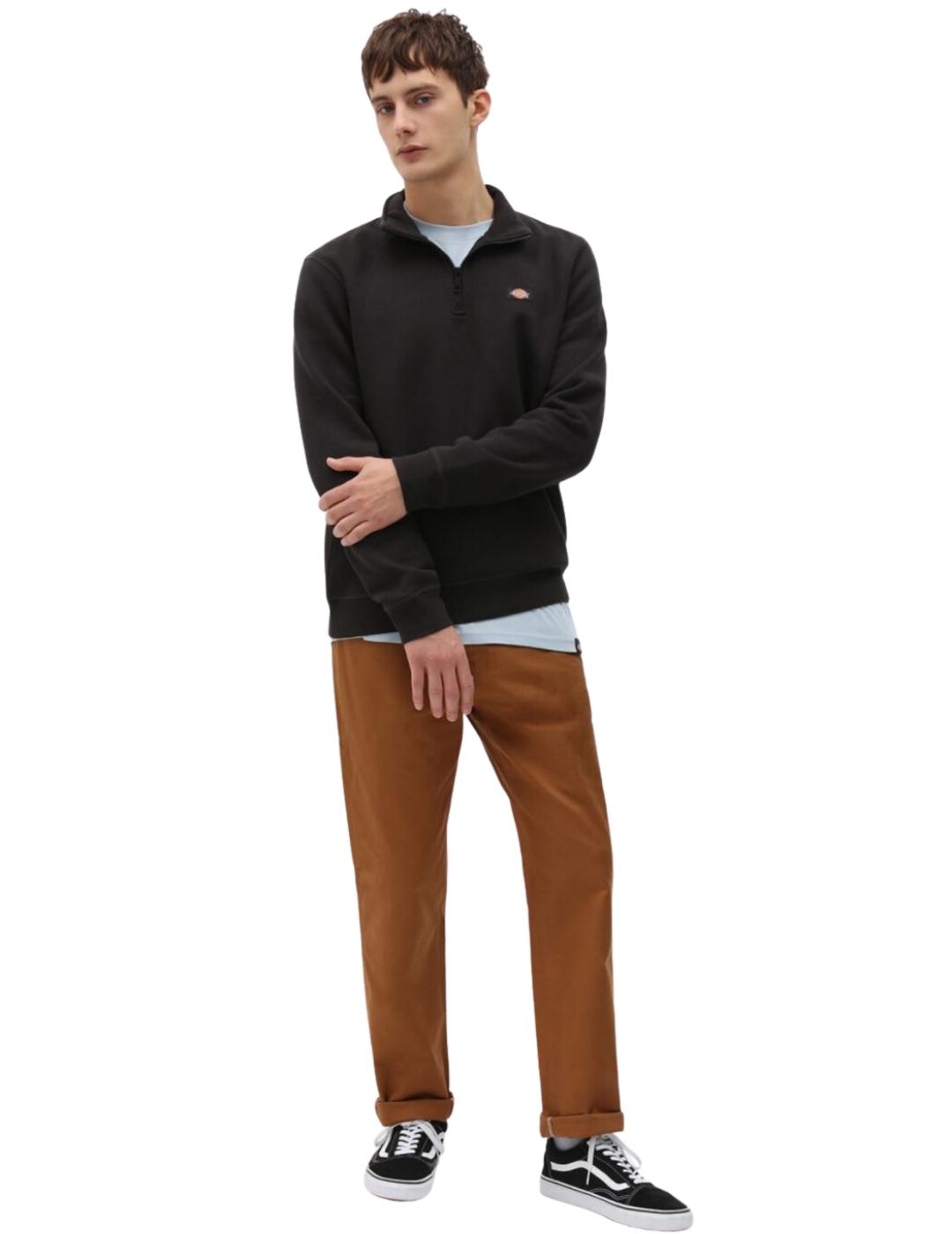 Sudadera Dickies Oakport Quarter Zip Negra hombre