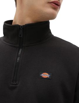 Sudadera Dickies Oakport Quarter Zip Negra hombre