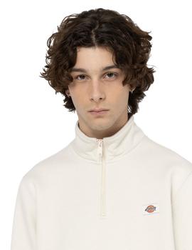 Sudadera Dickies Oakport Quarter Zip Beige