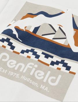 Sudadera Penfield Geo Back Print Crudo hombre