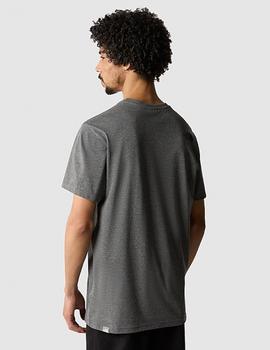 Camiseta The North Face S/S Simple Dorn Gris Hombre