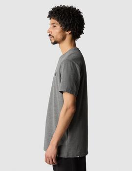 Camiseta The North Face S/S Simple Dorn Gris Hombre