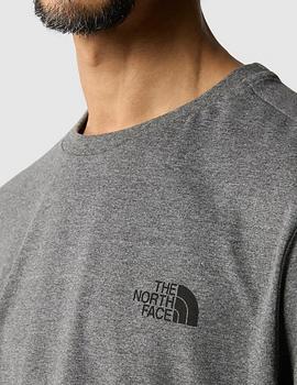 Camiseta The North Face S/S Simple Dorn Gris Hombre