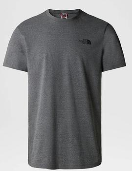 Camiseta The North Face S/S Simple Dorn Gris Hombre