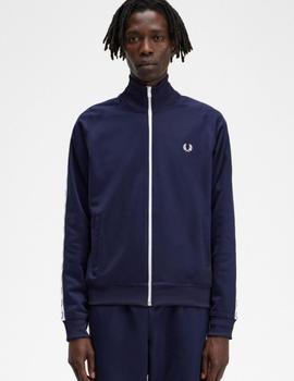 Sudadera Fred Perry Taped Track Marina hombre