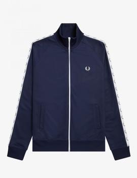 Sudadera Fred Perry Taped Track Marina hombre