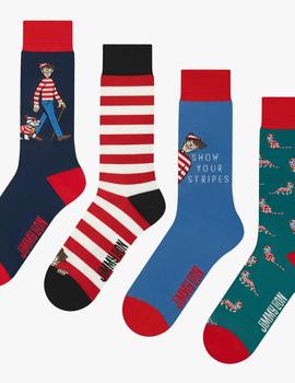 Calcetines Pack Jimmy Lion Where´s Wally 41-46